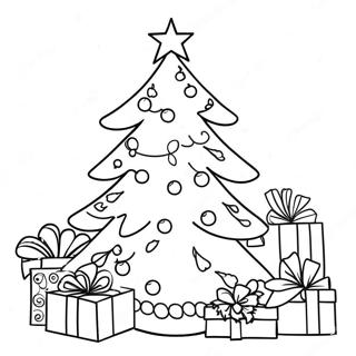 Preppy Christmas Coloring Pages