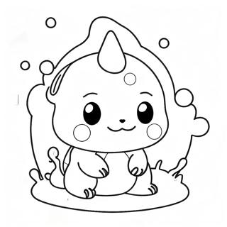 Cute Water Type Pokemon Coloring Page 19664-15994