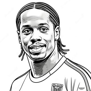 Ronaldinho Soccer Star Coloring Page 19683-15999