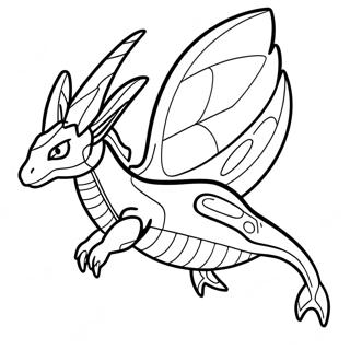 Mega Rayquaza Coloring Pages