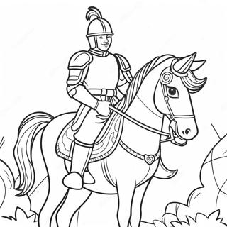 Royal Prince In Shining Armor Coloring Page 19714-16029