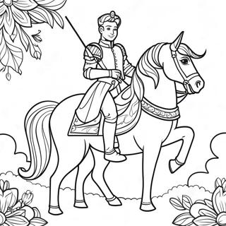 Royal Prince In Shining Armor Coloring Page 19714-16032