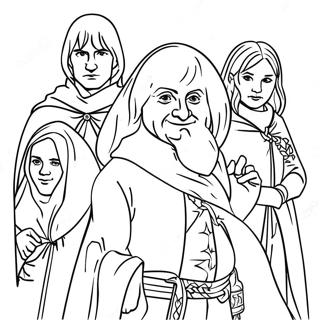 Lord Of The Rings Coloring Pages