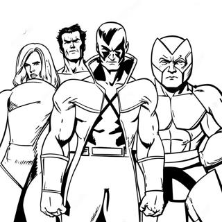 X Men Coloring Page 19723-16034