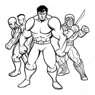 X Men Coloring Page 19723-16035