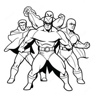 X Men Coloring Page 19723-16036