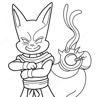 Beerus Coloring Pages