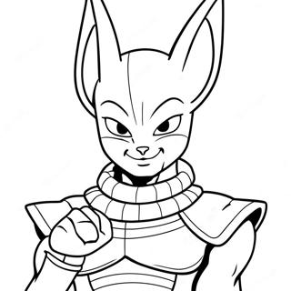 Beerus With Whis Coloring Page 19774-16074