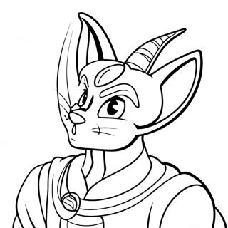 Beerus With Whis Coloring Page 19774-16076