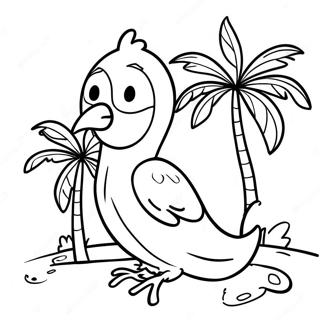 Chicka Chicka Boom Boom Coloring Pages