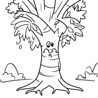 Colorful Chicka Chicka Boom Boom Tree Coloring Page 19784-16086