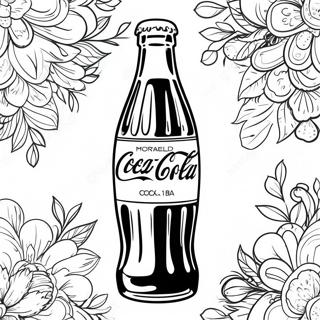 Vintage Coca Cola Bottle Coloring Page 19794-16095