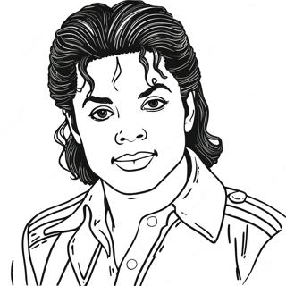 Michael Jackson Coloring Page 1981-1694