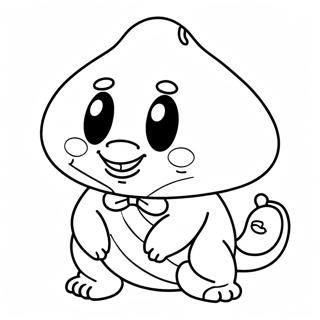 Cute Goomba Character Coloring Page 19864-16149