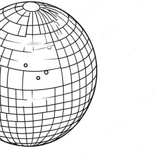 Disco Ball Coloring Pages