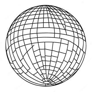 Disco Ball Coloring Page 19873-16154