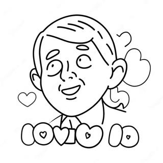 I Love You Dad Coloring Pages