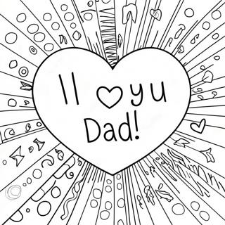 I Love You Dad Coloring Page 19883-16163