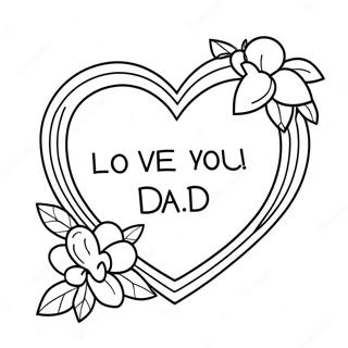 I Love You Dad Coloring Page 19883-16164