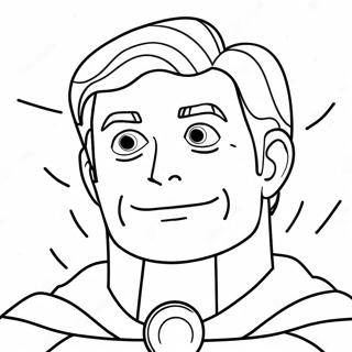 Superhero Dad Coloring Page 19884-16169