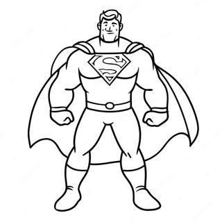 Superhero Dad Coloring Page 19884-16172