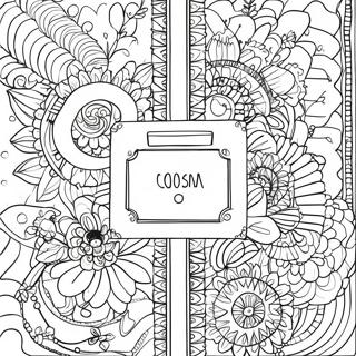 Binder Cover Coloring Page 19923-16191