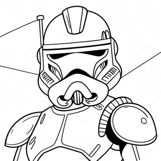 Arc Trooper Clone Trooper Coloring Pages