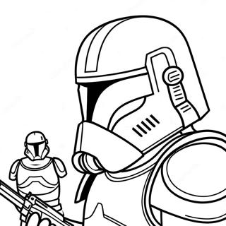 Arc Trooper Clone Trooper Coloring Page 19953-16219