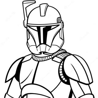 Arc Trooper Clone Trooper Coloring Page 19953-16220