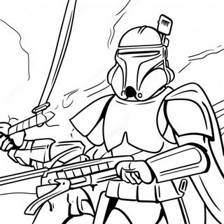 Epic Arc Trooper Battle Coloring Page 19954-16224