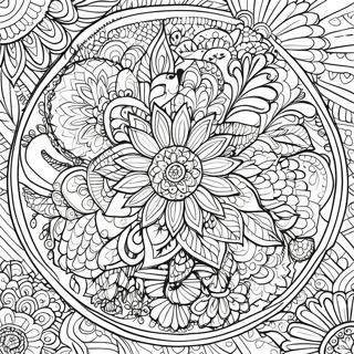 Henna Coloring Pages