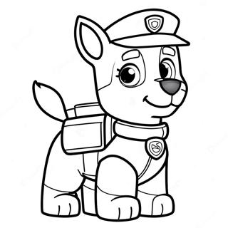 Brave Ryder Paw Patrol Coloring Page 19994-16255