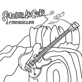 Classic Rock Album Cover Coloring Page 20004-16268