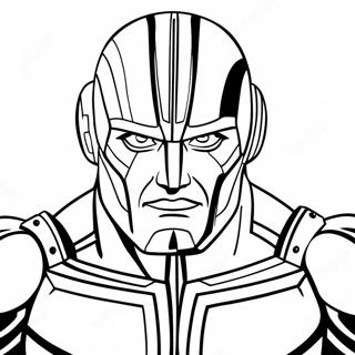 Titan Tv Man Coloring Page 2001-1714