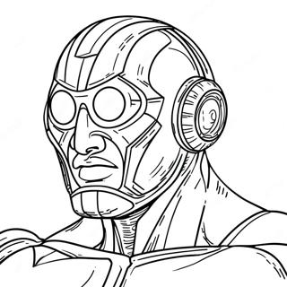 Titan Tv Man Coloring Page 2001-1716