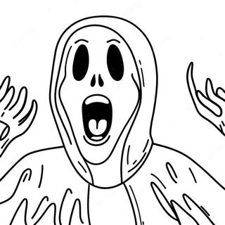 Scream Movie Coloring Page 20023-16283