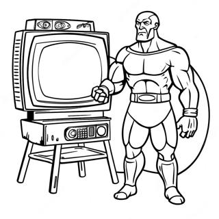 Titan Tv Man Coloring Pages