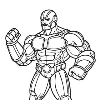 Titan Tv Man In Action Coloring Page 2002-1712