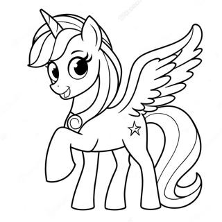 Celestia My Little Pony Coloring Pages