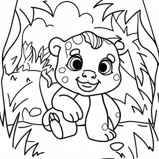 Exciting Jungle Adventure Coloring Page 20074-16321