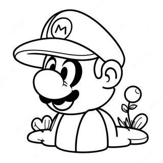 Super Mario Odyssey Cappy Coloring Page 20083-16319