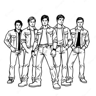 The Outsiders Coloring Page 20093-16326