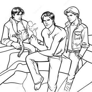 The Outsiders Coloring Page 20093-16327