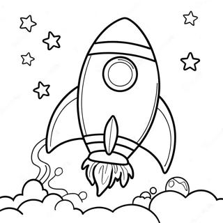 Rocket Ship Coloring Pages