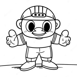 Cleveland Browns Mascot Coloring Page 20134-16378