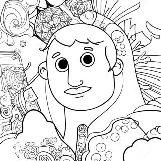 Yom Kippur Symbolic Coloring Page 20143-16366