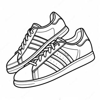 Adidas Sneakers Coloring Page 20154-16381