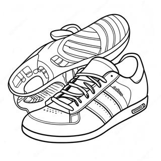 Adidas Sneakers Coloring Page 20154-16383