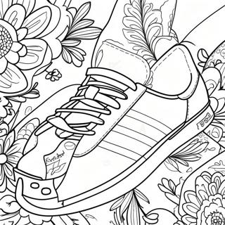 Adidas Sneakers Coloring Page 20154-16384