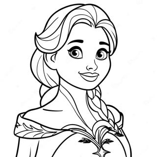 Elsa Frozen 2 Show Yourself Coloring Pages